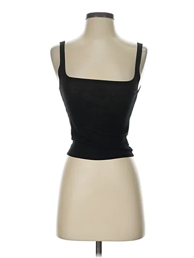 Pre-owned Reformation Jeans Tank Top In Black