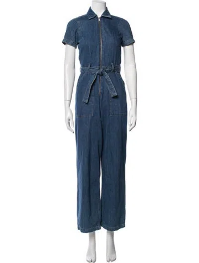 Pre-owned Reformation Jumpsuit In Blue
