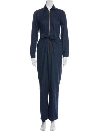 Pre-owned Reformation Jumpsuit In Blue