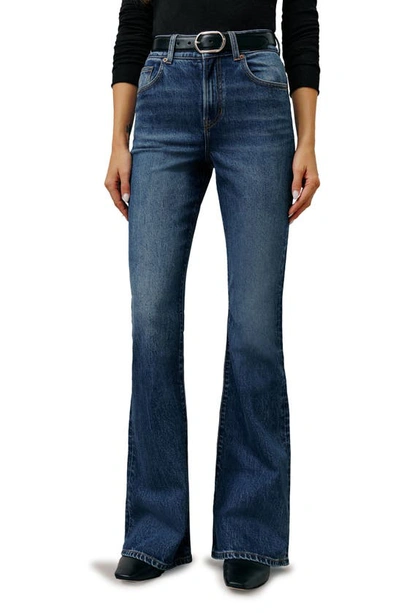 Reformation Margot High Waist Flare Jeans In Bennett