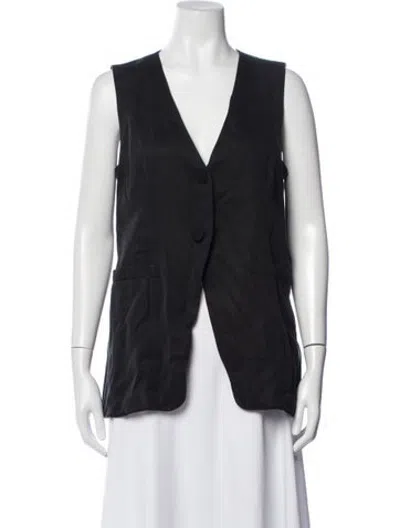 Pre-owned Reformation Vest In Black