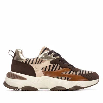 Refresh Women's Casual Platform Sneakers In Camel In Brown