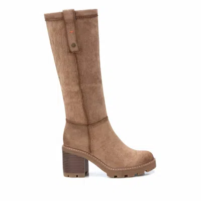 Refresh Women's Casual Suede Boots In Light Brown