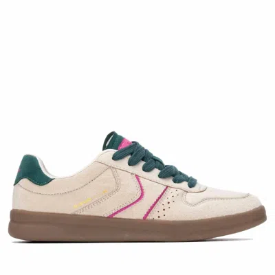Refresh Women's Casual Suede Sneakers In Beige In Neutral