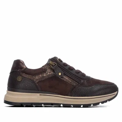Refresh Women's Casual Suede Sneakers In Brown