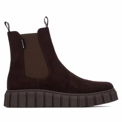 Refresh Women's Chelsea Suede Ankle Booties In Brown