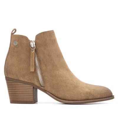 Refresh Women's Perfect Blend Of Style And Comfort Booties In Camel In Brown