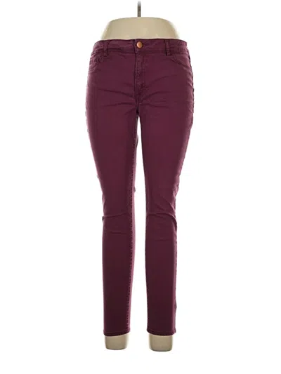 Pre-owned Refuge Jeggings In Burgundy