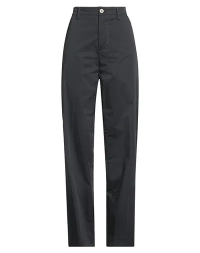 Re-hash Re_hash Woman Pants Black Size 27 Cotton, Elastane
