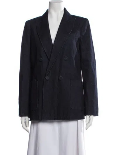 Pre-owned Reiss Blazer In Blue