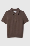 Reiss Kids' 14 Years In Pecan Brown