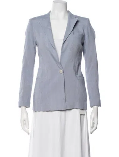 Pre-owned Reiss Wool Blazer In Blue