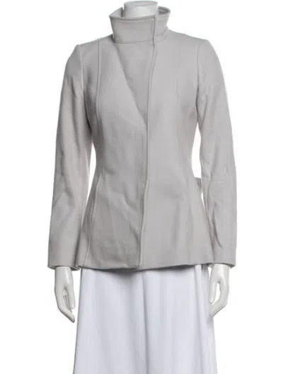 Pre-owned Reiss Wool Jacket In Grey