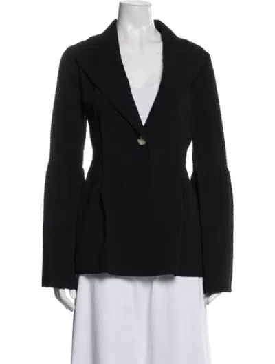 Pre-owned Rejina Pyo Blazer In Black