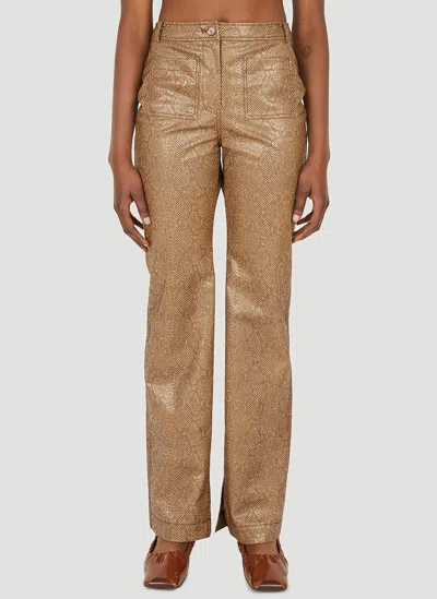 Rejina Pyo Ellis Pants In Brown