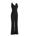 Relish Woman Jumpsuit Black Size 6 Polyester, Elastane
