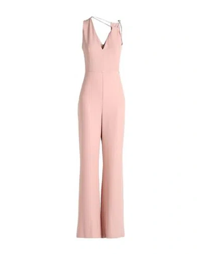 Relish Woman Jumpsuit Blush Size 8 Polyester, Elastane In Pink