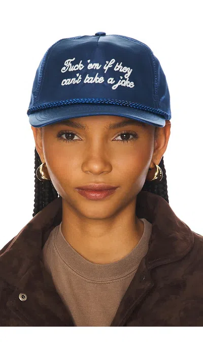 Remington Stone Joker Satin Hat In Blue