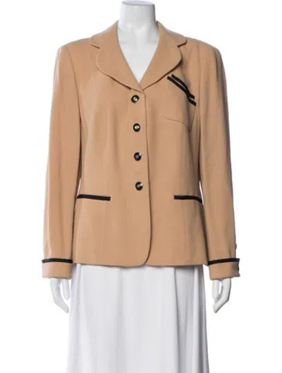 Pre-owned Rena Lange Wool Blazer In Neutrals