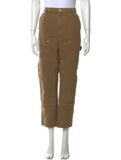 Pre-owned Renggli Straight Leg Pants In Brown