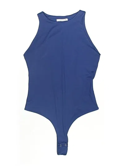 Pre-owned Reoria Bodysuit In Blue