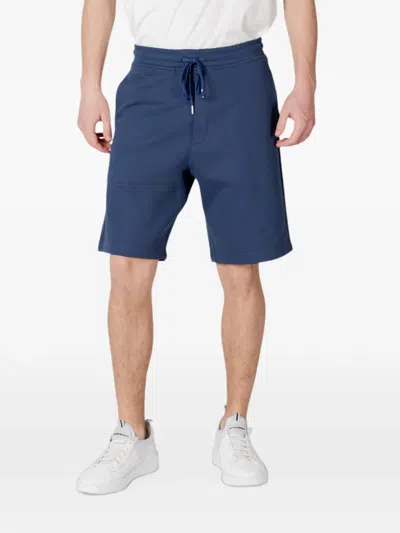 Replay Drawstring-waist Shorts In Blue