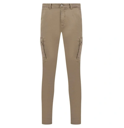 Pre-owned Replay Mens Hyperflex Cargo Trousers Xlite Slim Fit Logo Branded Color Sand In Beige