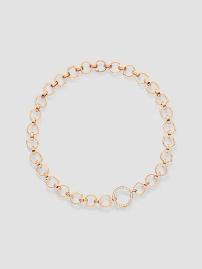 Repossi Women's Antifer 18k Rose Gold & 0.4 Tcw Diamond Chain Necklace
