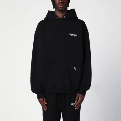 Represent Black Hoodie With Logo