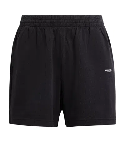 Represent Cotton Micro Owners Club Shorts In Black