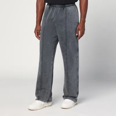 Represent Faded Black Cotton Jogger Pants