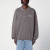 Represent Grey Cotton Polo Shirt Sweatshirt