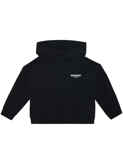 Represent Mini Kids' Owners Club Hoodie In Black