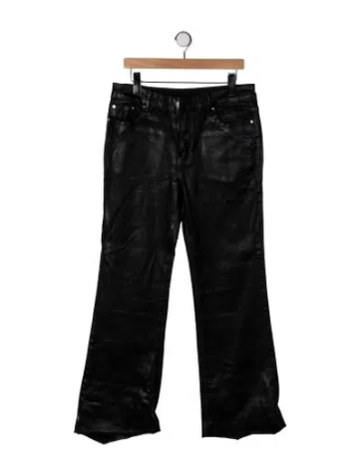 Pre-owned Retroféte Flared Pants In Black