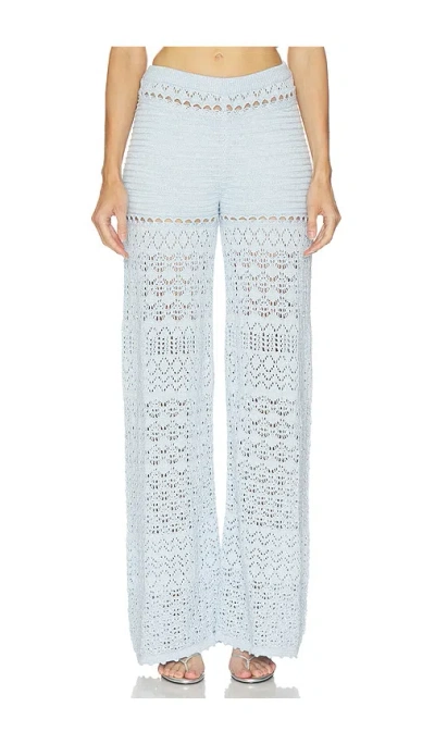Retroféte Ornelie Crochet Pant In Metallic Glace