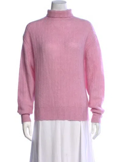 Pre-owned Retroféte Turtleneck Sweater In Pink