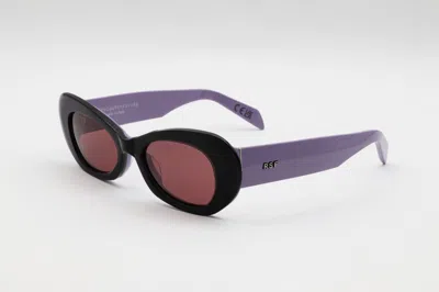 Retrosuperfuture Izipho Usf Shiny Dark Violet/lilac/purple In Black