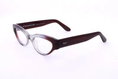 Retrosuperfuture Numero 147 2vi Bordeaux To Clear Gradient 52mm In Pink