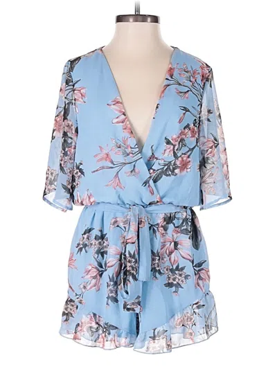 Revamped Casual Dress In Blue