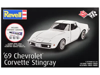 Revell Level 3 Model Kit 1969 Chevrolet Corvette Stingray All-included Kit 1/32 Scale Model By