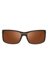 Revo Eclipse 63mm Square Sunglasses In Brown