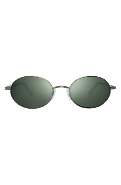 Revo Python I 38mm Round Sunglasses In Metallic