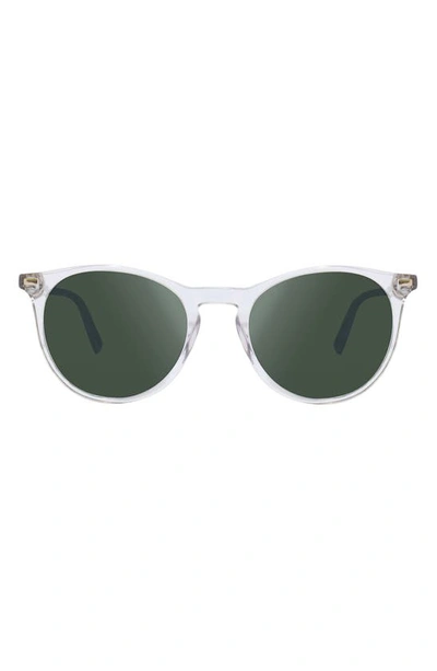 Revo Sierra 49mm Round Sunglasses In Crystal