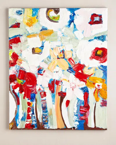 Rfa Fine Art Jessie's Bouquet Original Painting In Multi