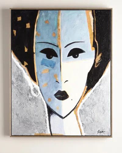 Rfa Fine Art Madame X Blue Giclee On Canvas Wall Art In Multi