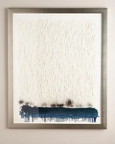 Rfa Fine Art Ombre Spray Giclee On Paper Wall Art In White
