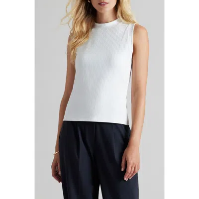 Rhone Modern Rib Knit Tank In Gray