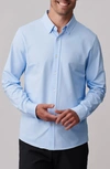 Rhone Slim Fit Commuter Button-up Shirt In Business Blue
