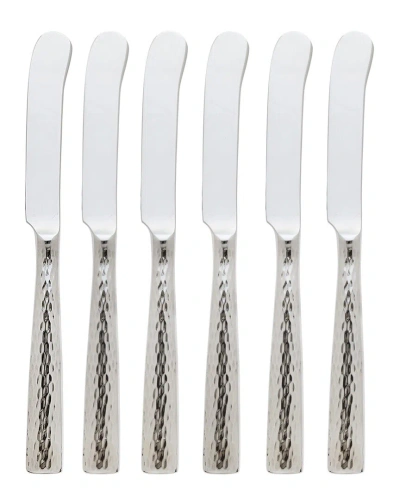 Ricci Argentieri Set Of 6 Anvil 18/10 Stainless Steel Pairing Knifes In Neutral