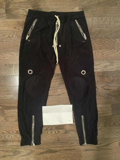 Pre-owned Rick Owens Biker Pants In Black